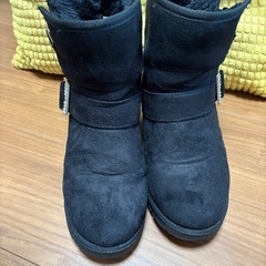 ブーツ ブラック 黒  LL  24.5 25cmの画像