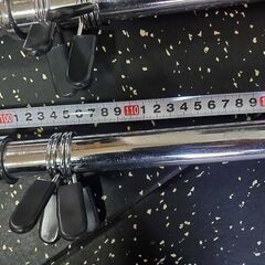 中古 IROTEC バーベルシャフト 28mm 180cm Wシャフト 120cm EZバー セット トレーニング 筋トレ シャフト 札幌 北区の画像