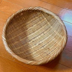 竹籠 カゴ かご 収納 果物入れにの画像