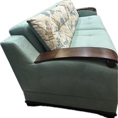 🛋フランスベッド ソファーベッド「ソーホー」✨ブルーの画像