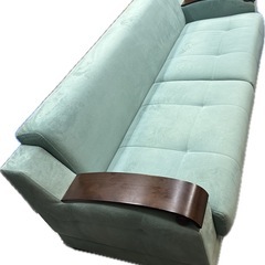 🛋フランスベッド ソファーベッド「ソーホー」✨ブルーの画像