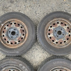 香川県　2023年　8分山　145/80R13 バランス済みなので即使えます　タント、ムーヴ、ココア、コンテ、スペーシア、パレット、ワゴンR、ミラ、アルトなどにおすすめ　別途配送も可能です。の画像