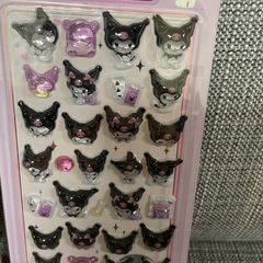 新品ボンボンドロップシール　サンリオ　クロミ　キティ　マイメロ　3枚セットの画像