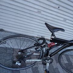 ❮ジャンク品❯SPECIALIZED[スペシャライズド]manitou(マニトウ)Wサス付きスポーツバイク アルミ/27speed/ブラックの画像