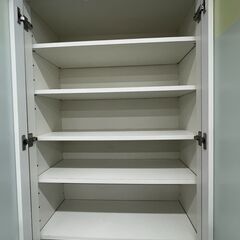 【ジャングルジャングル滋賀草津店】ジモティ来店特価‼ レンジ台 ニトリ ホワイト J-251187の画像