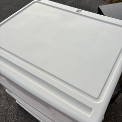 美品 COSPA コスパ クローゼット ワイド 3段 幅63㎝ 衣装ケース プラケース ②の画像