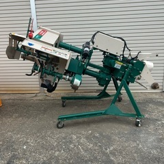 M1024706K ササキ あぜぬり機 WR307D キャスター付き リモコン リバース 畦塗り機 トラクター パーツ 中古品 宮城県 直接引き取りの画像