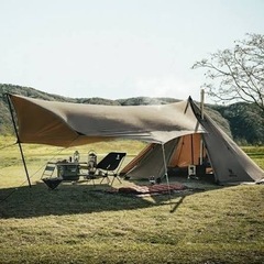 ワンポールテント　タープセットの画像