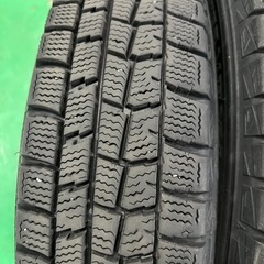 145/80R13 ダンロップ冬タイヤ 2018年製造 バリ溝 4本の画像