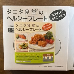 タニタ食堂のヘルシープレートの画像