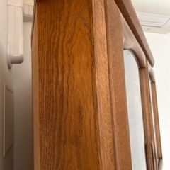 ガラス窓飾り棚つきコーナー用の画像