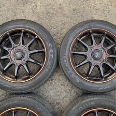 14インチ　香川県　2021年　5分山　155/65R14 ホンダ車、三菱車、ダイハツ車、スズキ車全部使えます。タント、ムーヴ、ココア、コンテ、スペーシア、パレット、ワゴンR、トッポ、EKワゴン、ライフ、ゼスト、NBOXなどにおすすめ　別途配送も可能です。の画像
