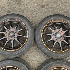 14インチ　香川県　2021年　5分山　155/65R14 ホンダ車、三菱車、ダイハツ車、スズキ車全部使えます。タント、ムーヴ、ココア、コンテ、スペーシア、パレット、ワゴンR、トッポ、EKワゴン、ライフ、ゼスト、NBOXなどにおすすめ　別途配送も可能です。の画像