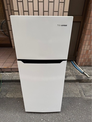 格安★Hisens 2ドア冷凍冷蔵庫　HR-B1201 2018年製
