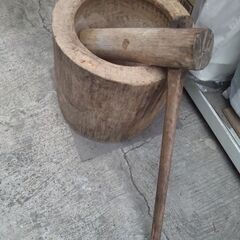 杵と臼　餅付き　売ります！　イベントなど！の画像