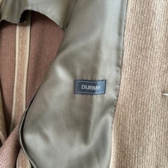 メンズ　ロングコート　黄土色　ＬＬの画像