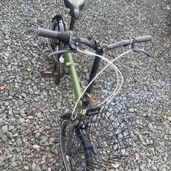 折りたたみ自転車　カゴ付の画像