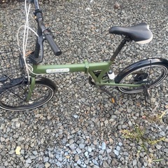 折りたたみ自転車　カゴ付の画像