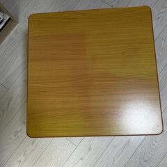 こたつ機能付きローテーブル 60cm×60cm　天板リバーシブルの画像