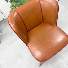 アンティークチェアブラウンの画像