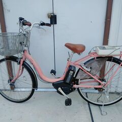電動アシスト自転車　26インチ　ブリジストンアシスタ　前後タイヤ新品交換済　近隣有料配達可能の画像