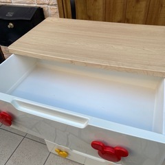 チェスト　タンス　5段　ミッキーの画像