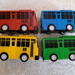 ちびっこバス　タヨ　ミニカー（４台セット）の画像