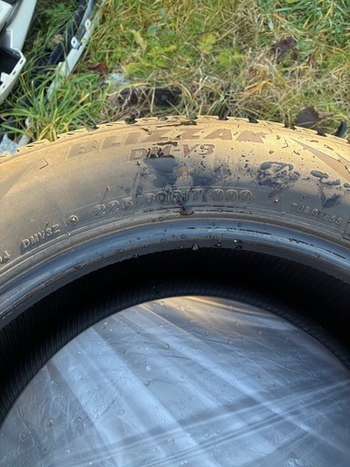 日曜まで！2020年製ブリヂストンDMV3 225/60R17バリ目