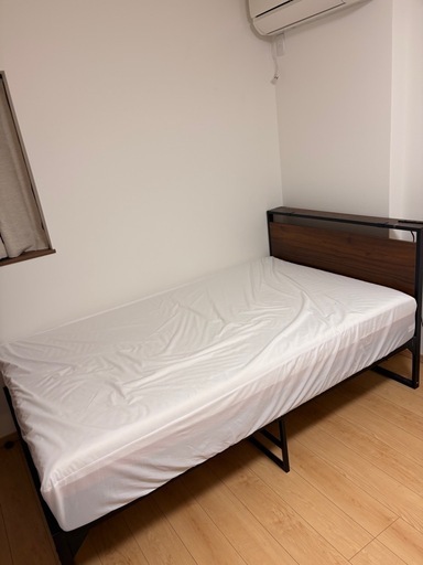 引き取り限定】セミダブルベッド、セミダブルフレーム (bhi) 緑橋の