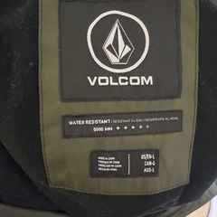 スノーウェア　ナイロンコーチ　VOLCOM ボルコム　未使用　US/Ｌサイズの画像