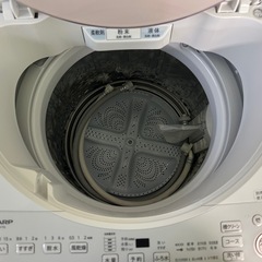 SHARP 洗濯機 2022年の画像