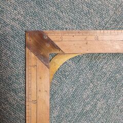 昔の差し金　竹製の画像