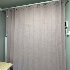 カーテン 突っ張り棒のセットの画像