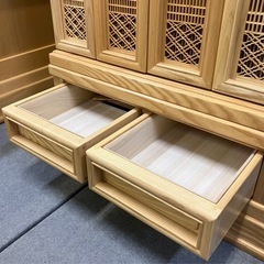 祖霊舎アッシュ無垢クリヤー仕上げ現品大処分‼︎の画像