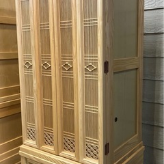 祖霊舎アッシュ無垢クリヤー仕上げ現品大処分‼︎の画像