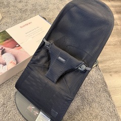 美品　バウンサー　ベビービョルン　ブリスエアー　グレーの画像