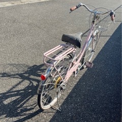 自転車　26インチ　ピンク色の画像
