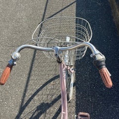 自転車　26インチ　ピンク色の画像