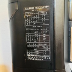 【綺麗です】パナソニック 沸騰浄水コーヒーメーカー 全自動タイプ ブラック NC-A57-Kの画像
