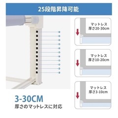 ベッドガード ベッドフェンス 転落防止 赤ちゃん 子ども ベビー キッズの画像