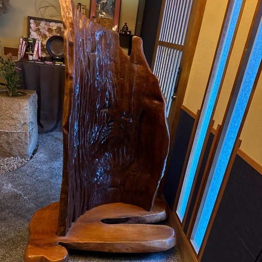 屋久杉衝立オブジェ (池本雅宏) 柳川のインテリア雑貨/小物《置物