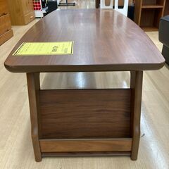 A-623【リユースのサカイ野々市店】ジモティ来店特価‼ ニトリ NITORI センターテーブル リブレス120 ブラウン 木製 木目調 クリーニング済みの画像