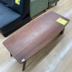 A-623【リユースのサカイ野々市店】ジモティ来店特価‼ ニトリ NITORI センターテーブル リブレス120 ブラウン 木製 木目調 クリーニング済みの画像