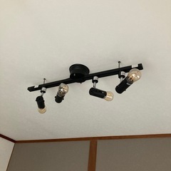 【おしゃれ】【工事・工具不要】ダクトレール照明(※電球は付属していません)の画像