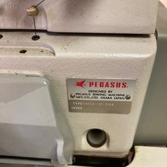 ペガサス　工業用　ロックミシン　家庭用電源の画像