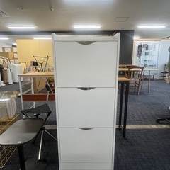 【下駄箱 3段 シューズラック 玄関収納】引き取り限定　転売OK　倒産品　まとめ売り　ネット商材　アマゾン引き上げ商品　メルカリ　副業の画像