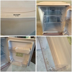 SHARP ノンフロン冷凍冷蔵庫 SJ-14E2-SP 2015年製 シャープの画像