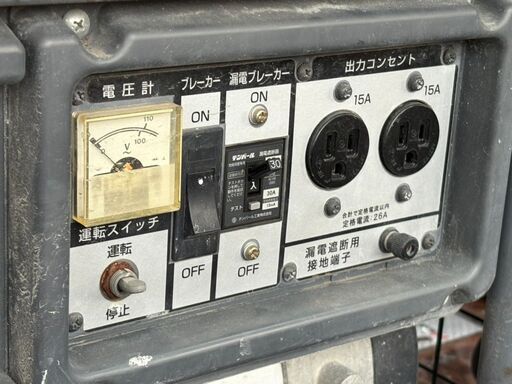 【中古】新ダイワ shindaiwa EGR2600 発電機 60Hz 43㎏ レギュラーガソリン【ハンズクラフト佐賀】