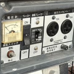 【中古】新ダイワ shindaiwa EGR2600 発電機 60Hz 43㎏ レギュラーガソリン【ハンズクラフト佐賀】の画像