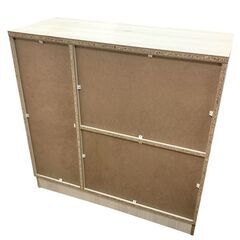 食器棚 収納棚 キャビネット ホワイト系 4段 収納家具 キッチン 札幌 東区の画像